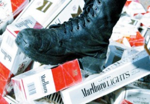 دود قاچاق سيگار از كنده وزارتخانه بلند مي‌شود