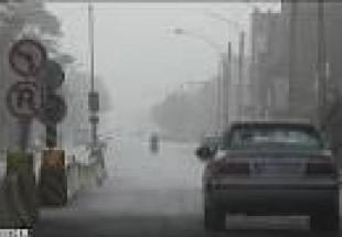 دومين روز حضور مهمان ناخوانده گرد و غبار در آسمان شهرستان سامان