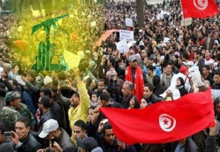 حمایت مردم تونس از حزب الله/ نشانه های خوب ورود مقاومت به مرزهای آفریقا