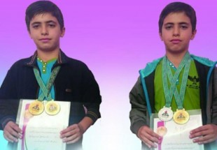 دوقلو ي اردلي صاحب مدال طلا شدند