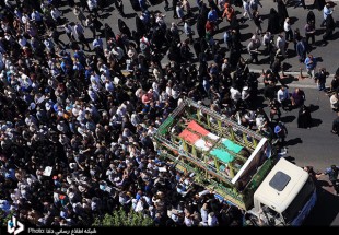 تشییع پیکرهای شهدای تروریستی تهران/تصاویر