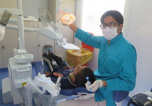 استقرار کلينيک سيار دندانپزشکي در سردشت لردگان