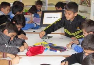 برگزاری نمايشگاه نقاشي در کانون پرورشی فکری کودکان و نوجوانان فارسان همزمان با هفته هوای پاک