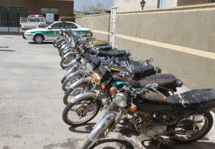 توقيف ۲۷ دستگاه موتورسيكلت متخلف در شهرستان بن