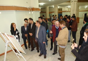 نمایشگاه نقاشی خط "جان عُشاق" در نگارخانه شهید شهرانی شهرکرد گشایش یافت