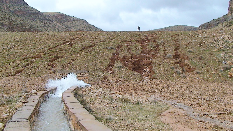 احتمال سرريز شدن سد خاکي گنج در شهرستان لردگان شدت گرفت