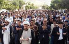 برگزاري نماز عيد فطر با رعايت پروتکل هاي بهداشتي در اردل