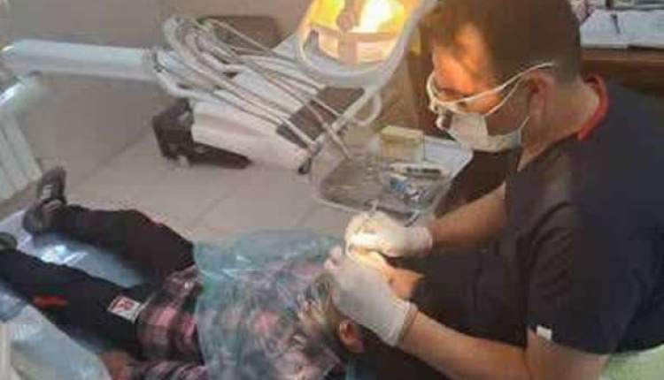 ارائه خدمات رایگان دندانپزشکی به مردم محروم میانکوه
