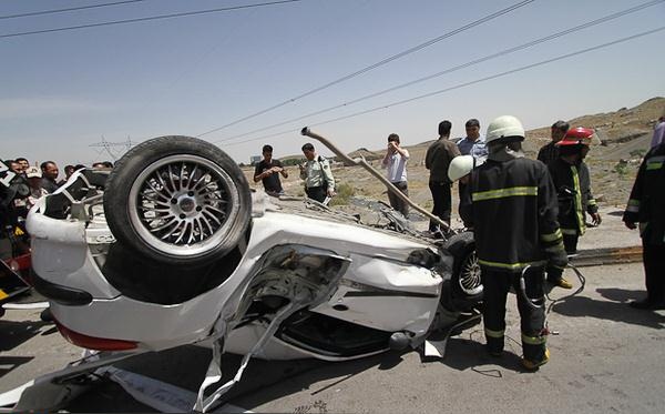 تخطی از سرعت مطمئنه و عدم توجه به جلو عامل 80 درصد تصادفات جرحی و فوتی استان