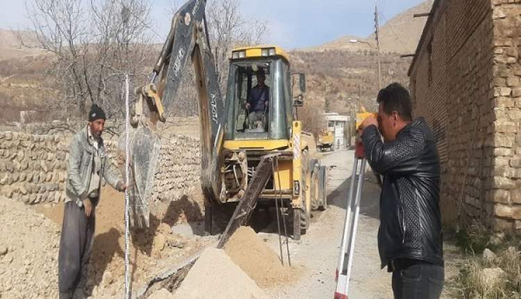 چهار کیلومتر شبکه فاضلاب در شهر ناغان اجرا شد