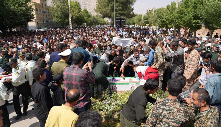 تششیع و خاکسپاری سرباز شهید فرهاد جلیل پیران  
